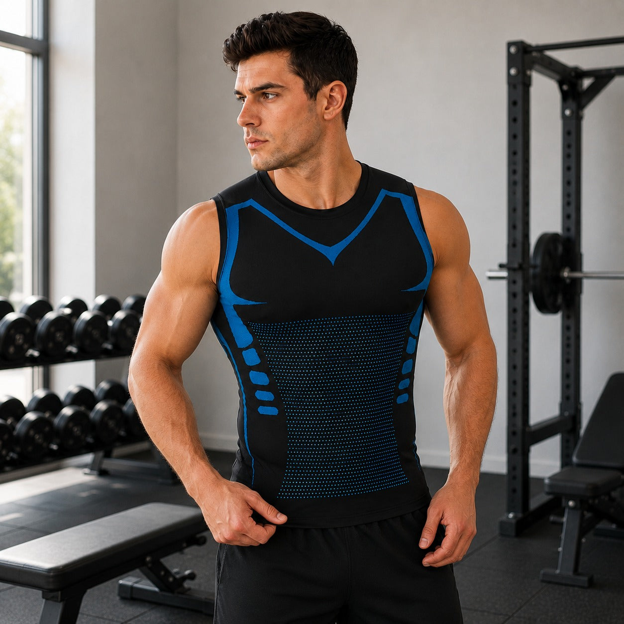 🔥 BUY 1 GET 1 FREE 🔥 Spartan™ Shaping Tank Top with Body-Contouring Fit and Breathable Knit