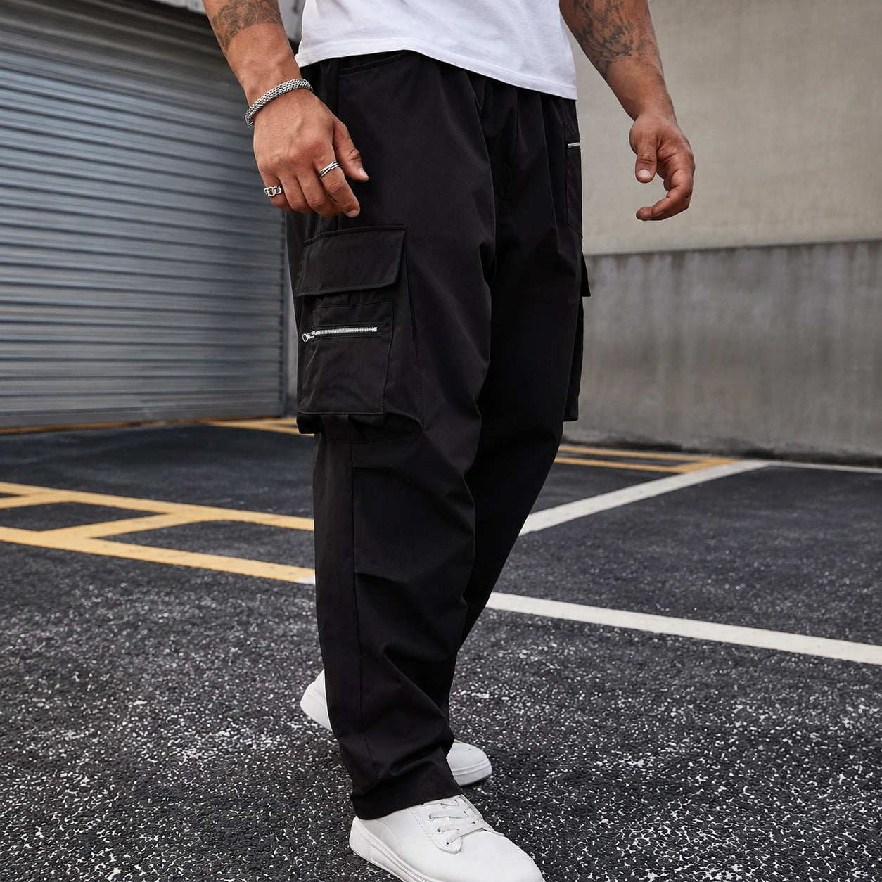 Pants Orson™ with Utility Pockets, Drawstring Waist and Relaxed Fit