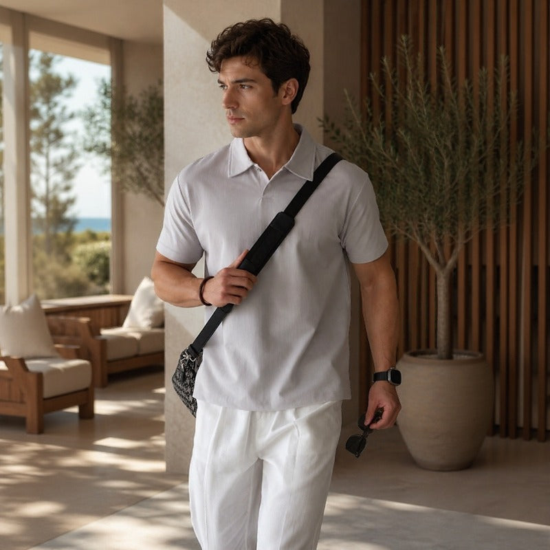 Alden™ Short-Sleeve Polo Shirt With Ultra-Light Fabric