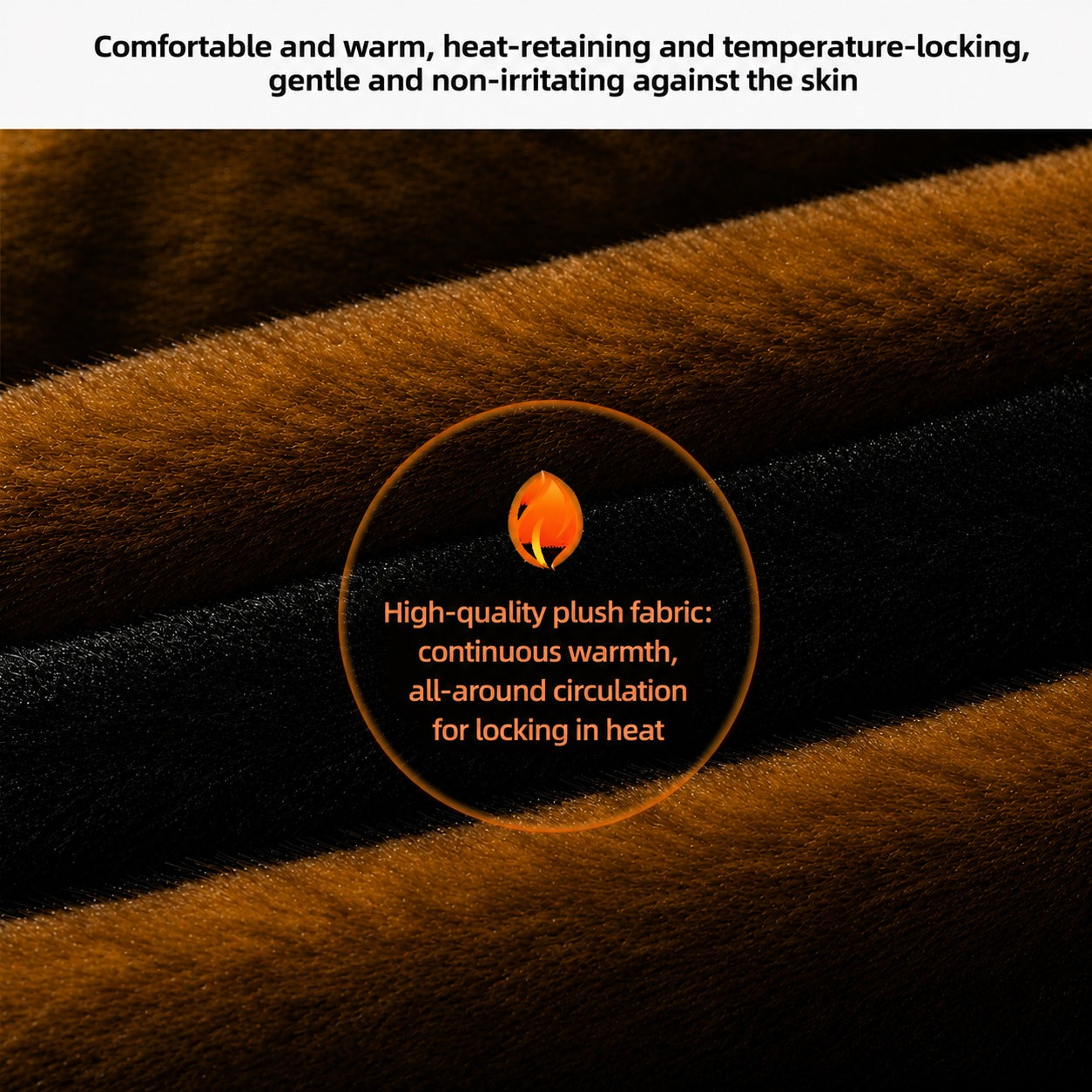 Coat Cedrik™ with Plush Fleece Lining, Stand Collar and Textured Fabric