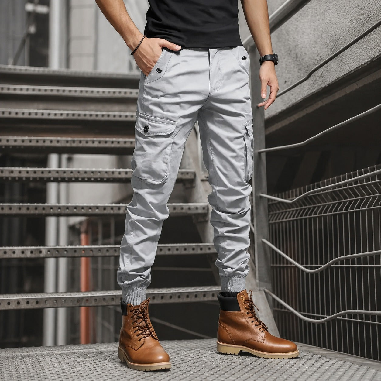Cargo Pants Hawke™ with Utility Pockets, Stretch Fabric and Jogger Fit