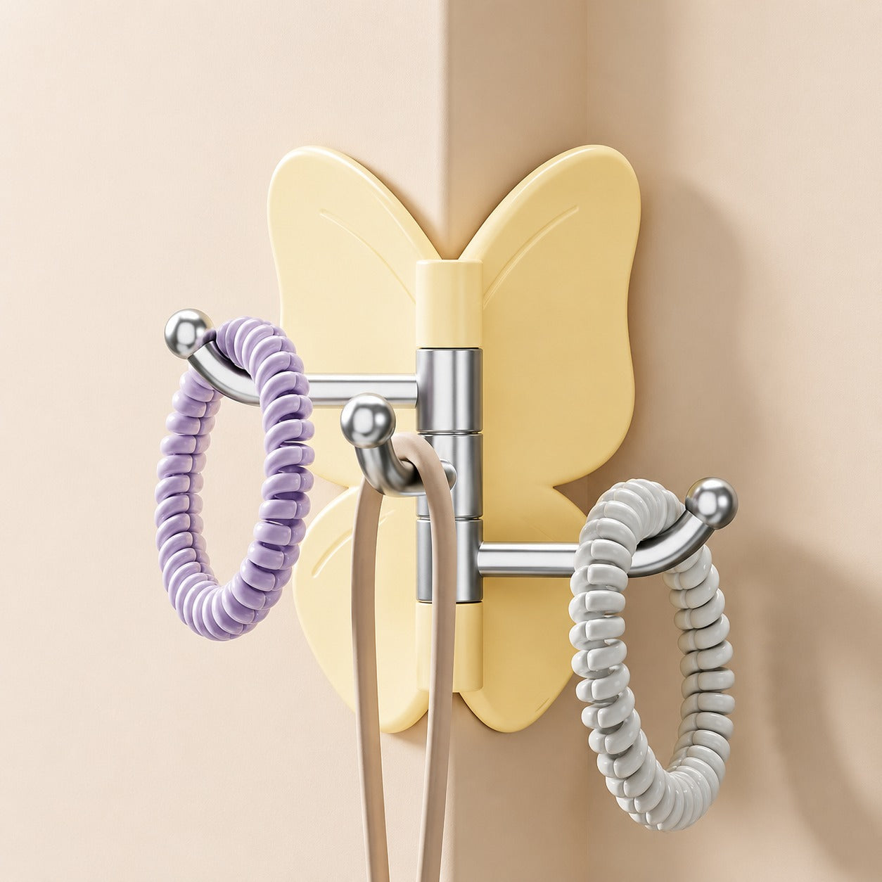 [BUY 5, GET 5 FREE] Butterfly Adhesive Hook Set with Adjustable Wings and 3 Swivel Hooks