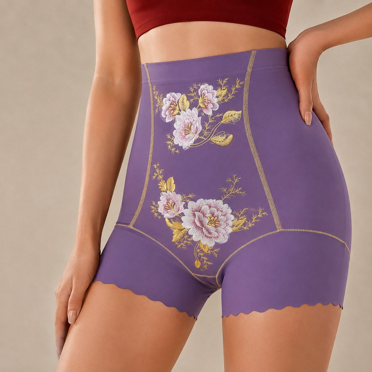 [BUY 2 GET 5] Elorien™ High-Waisted Shaping Boyshorts with Butt-Lifting Effect & Breathable Antibacterial Lining