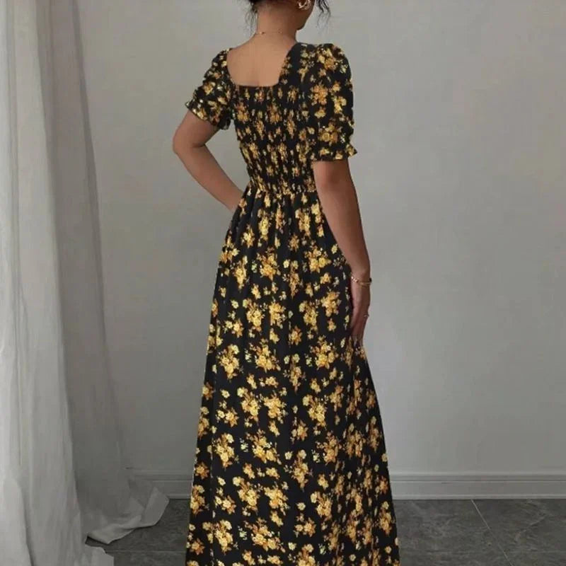Women's European Fashion Dress in fine cotton / A touch of charm to brighten up your days and nights!