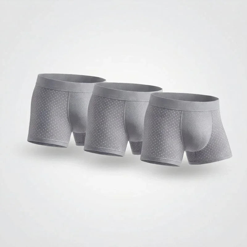 3-Pack- PREMIUM BAMBOO FIBRE BOXER SHORTS