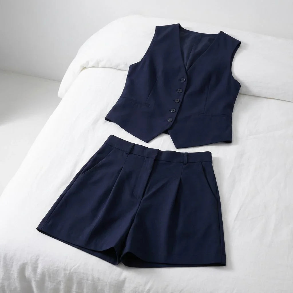 Ipanema™ Set in Casual Cotton Blend Tailoring / Lightweight, Chic, and Timeless!