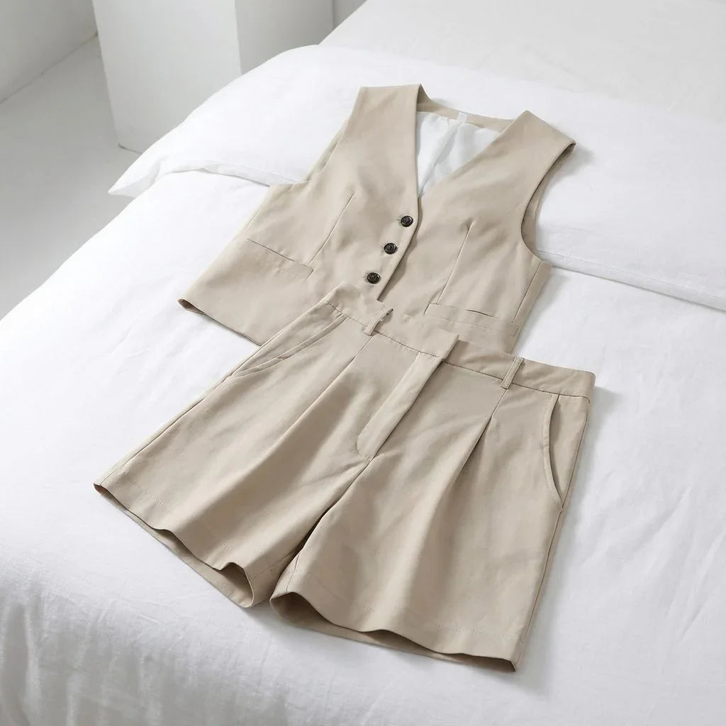Ipanema™ Set in Casual Cotton Blend Tailoring / Lightweight, Chic, and Timeless!