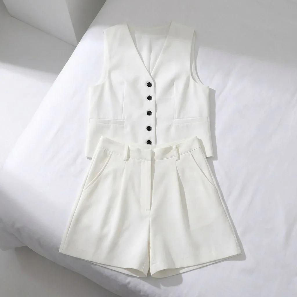 Ipanema™ Set in Casual Cotton Blend Tailoring / Lightweight, Chic, and Timeless!