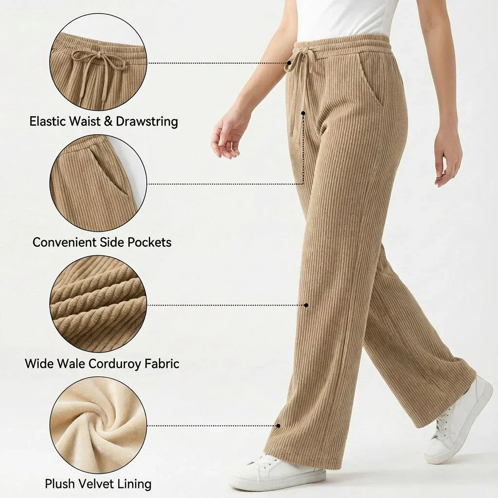 Palace™ Soft Fleece Pants / Extra Velvety Warmth for Your Elegant Winter!