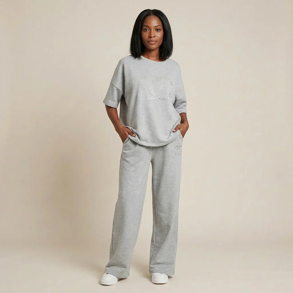Urban Grace™ Signature Set in Comfort Knit with Elegant Crystal Details