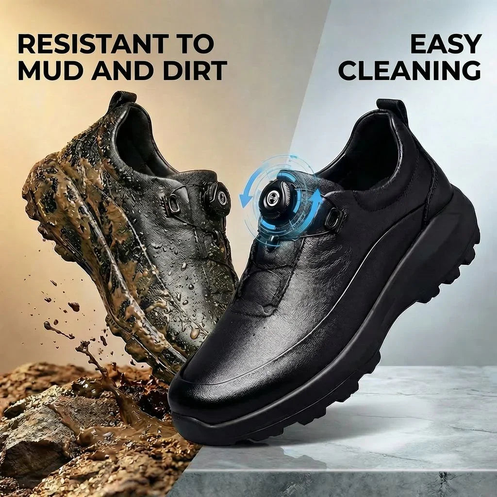 Altair™ Premium Leather Shoe with High-Durability Construction