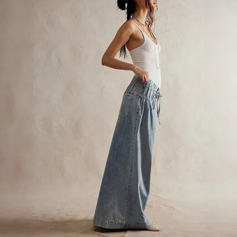 Solen™ Women’s Soft Denim High-Waist Pants