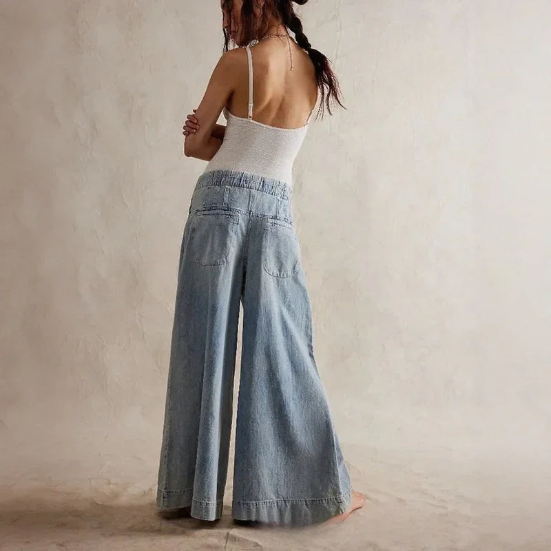 Solen™ Women’s Soft Denim High-Waist Pants