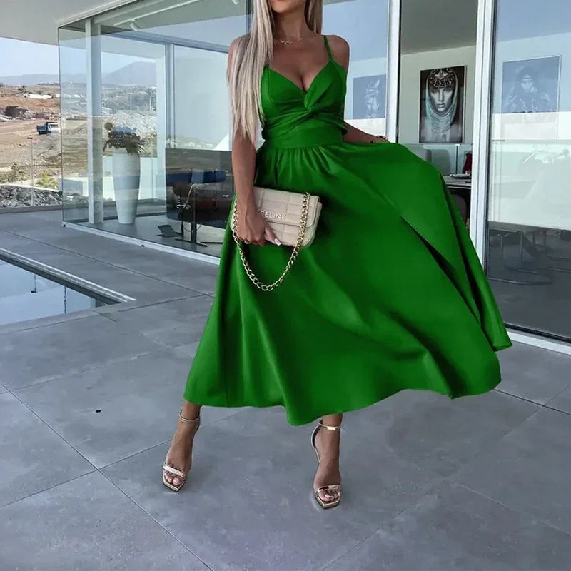 Fiora™ Dress with Delicate Cutout and Elegant Slit