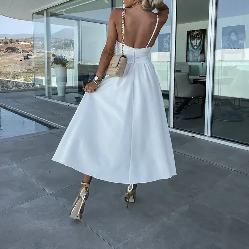 Fiora™ Dress with Delicate Cutout and Elegant Slit
