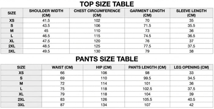 Size Guide