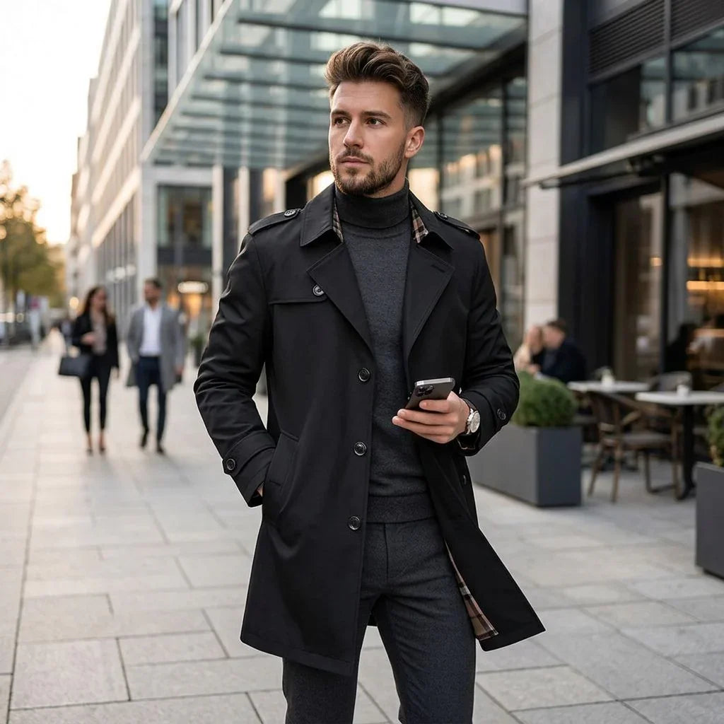 Bravon™ Coat with Imposing Cut and Premium Finish