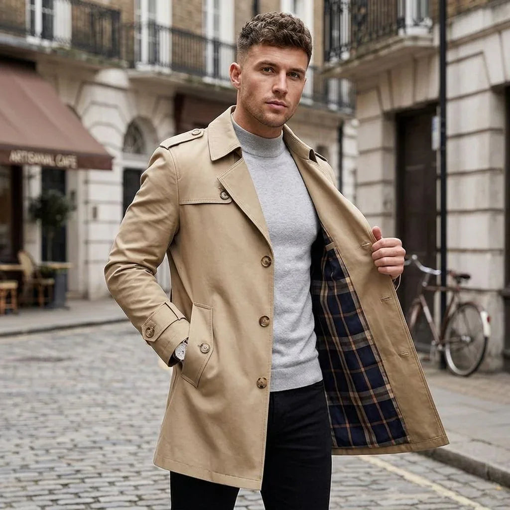 Bravon™ Coat with Imposing Cut and Premium Finish