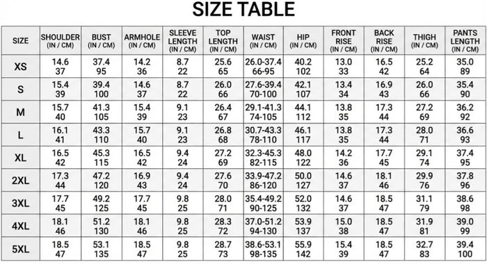 Size Guide