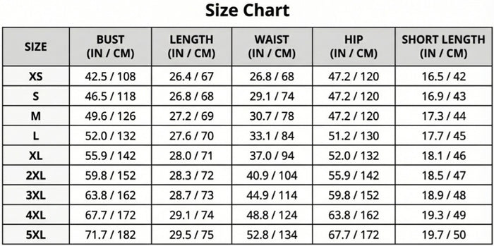 Size Guide