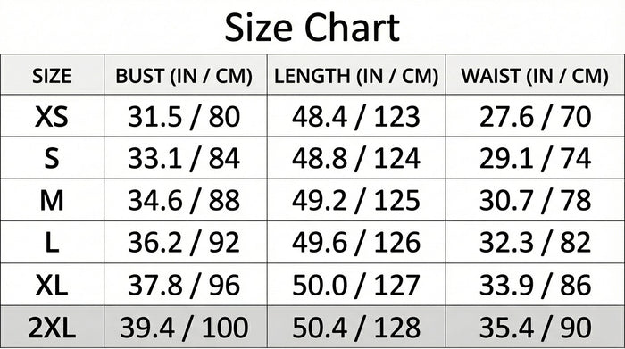 Size Guide