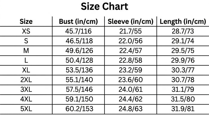 Size Guide