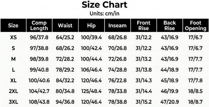 Size Guide