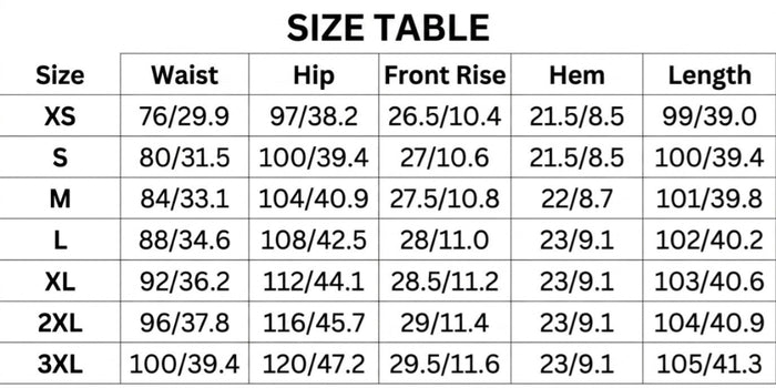 Size Guide