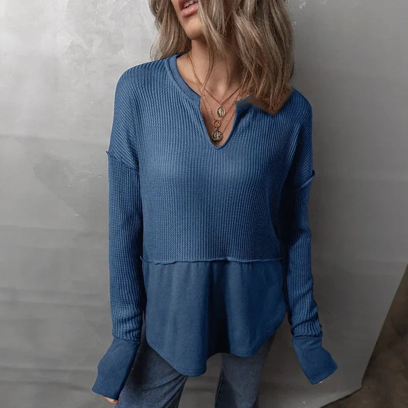 Elowen™ Blouse with a Modern Cut and Casual-Chic Style