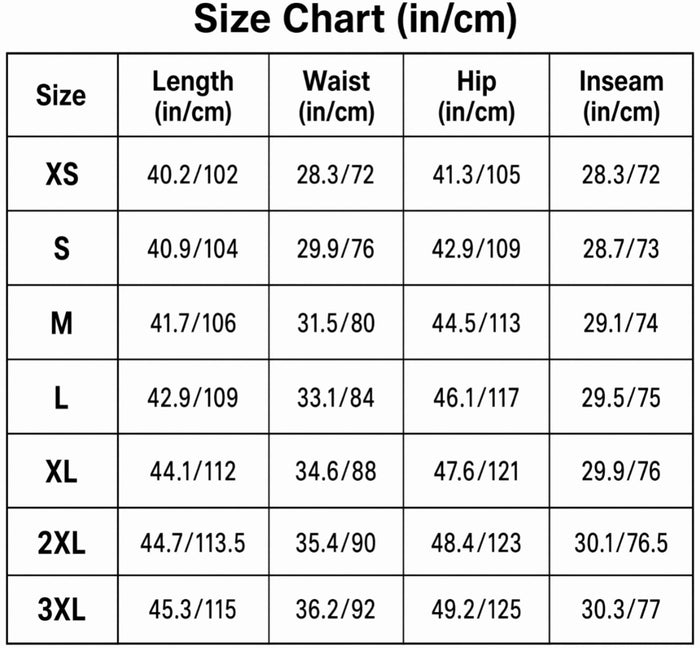 Size Guide