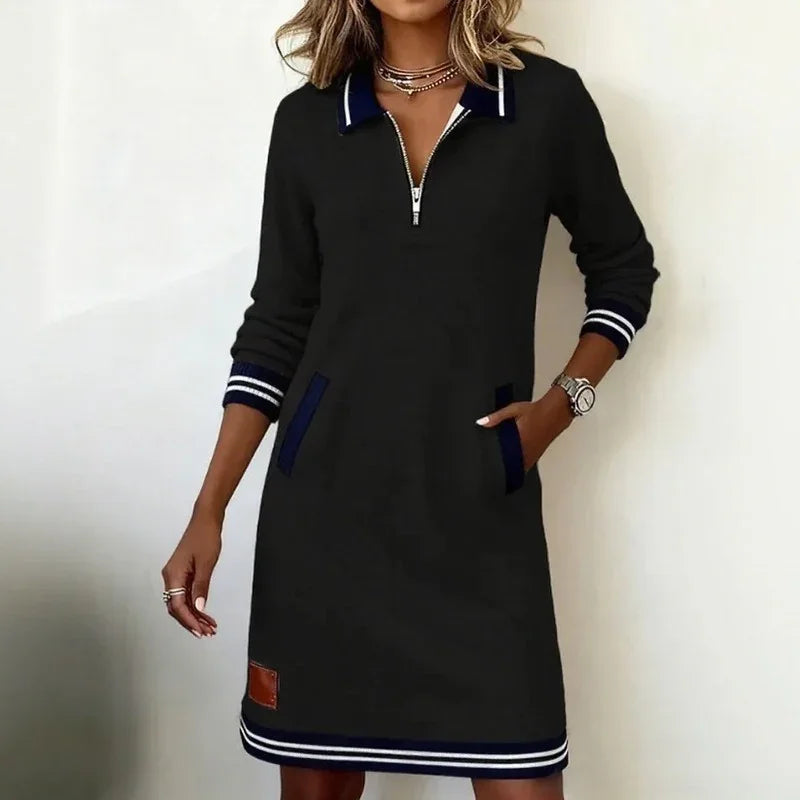 Navelle™ Polo Dress with Effortless Elegance