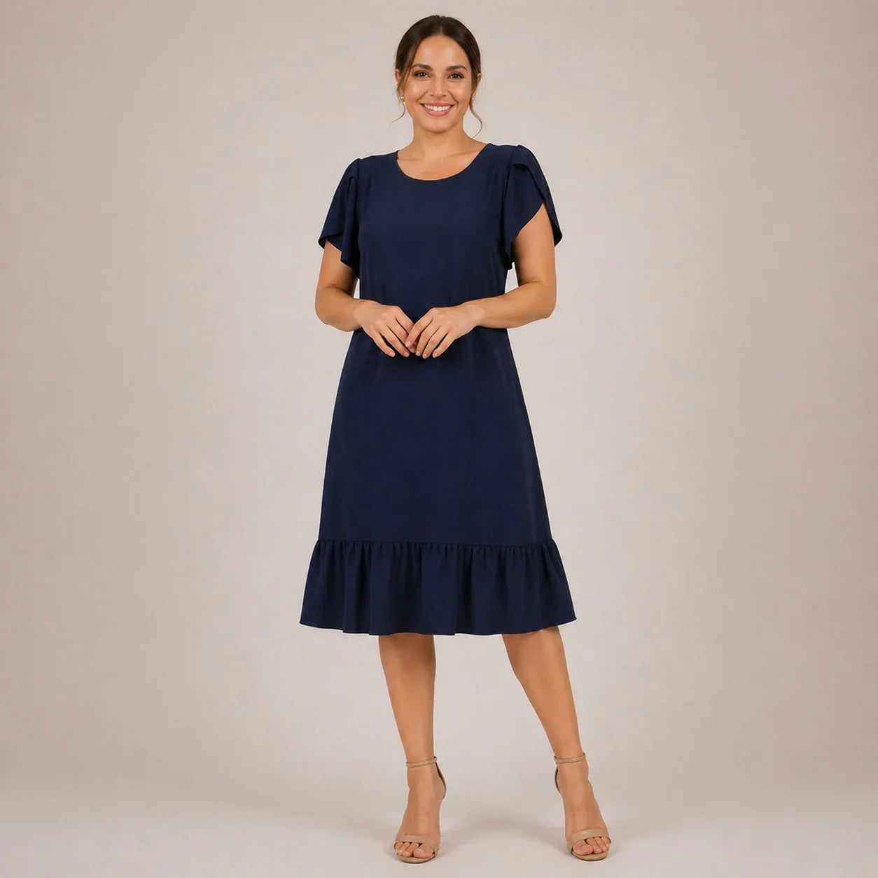 Dallora™ Denim Dress with Effortless Lightness and Timeless Charm