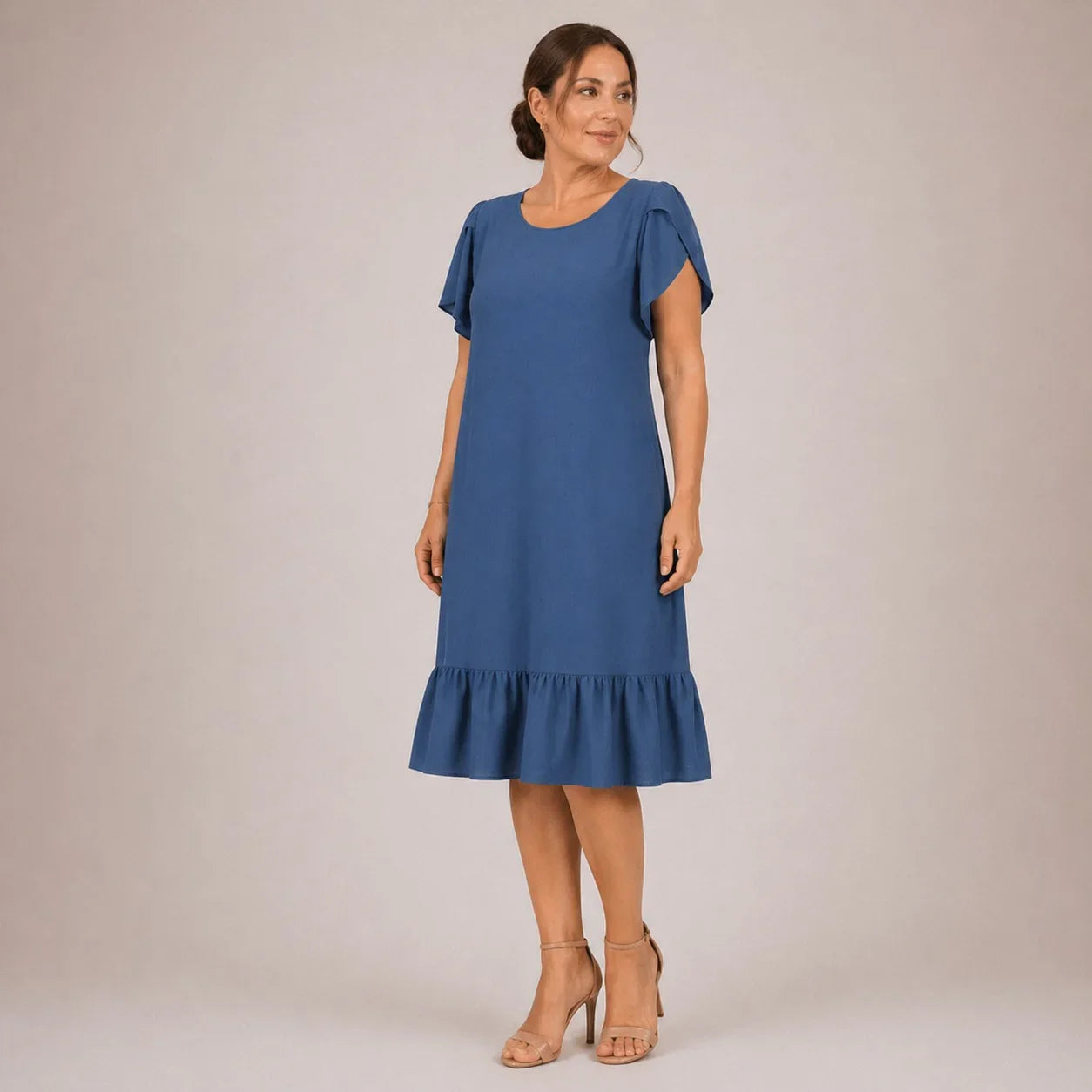 Dallora™ Denim Dress with Effortless Lightness and Timeless Charm