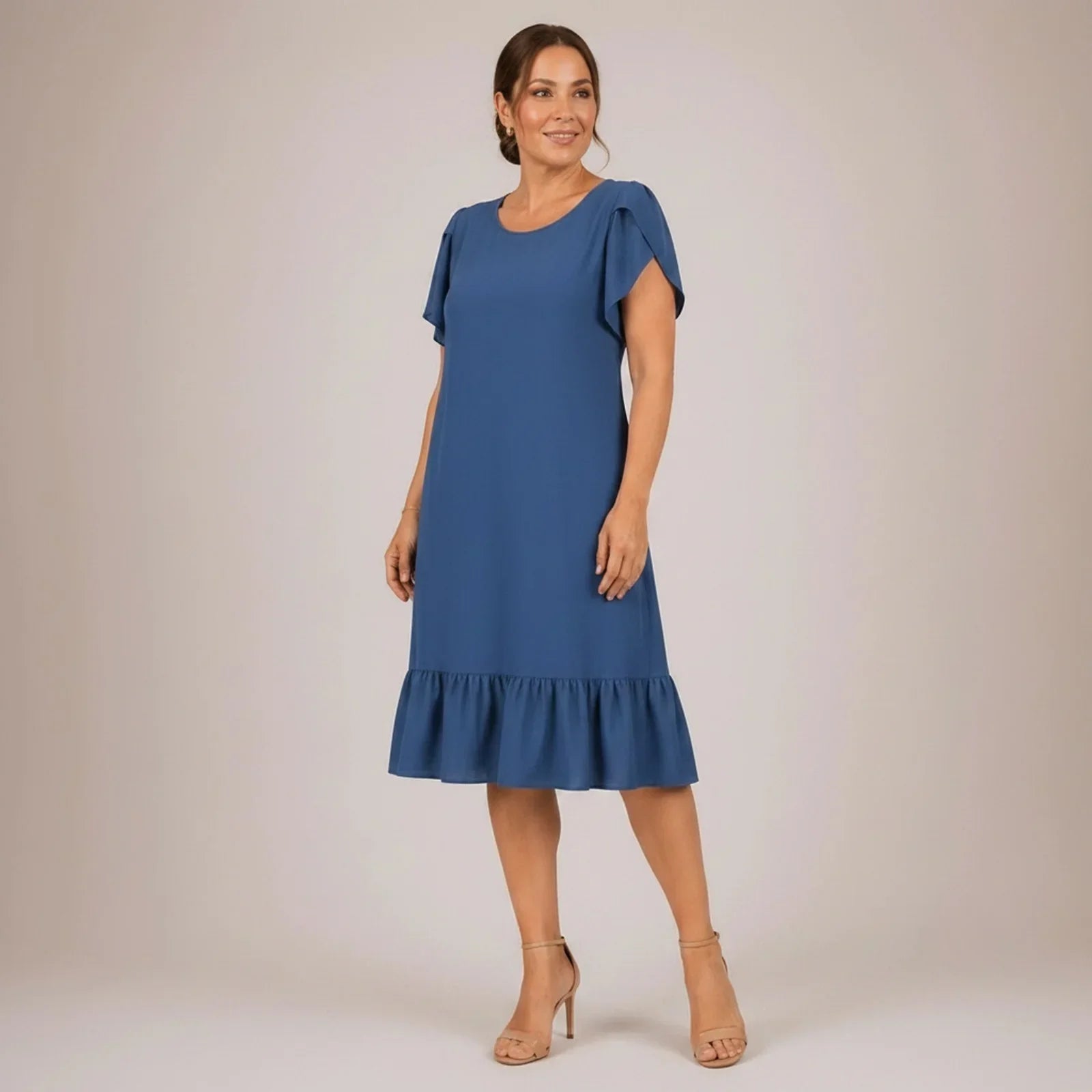 Dallora™ Denim Dress with Effortless Lightness and Timeless Charm