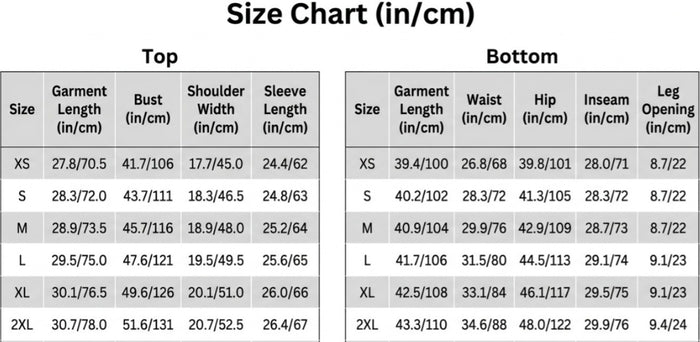 Size Guide