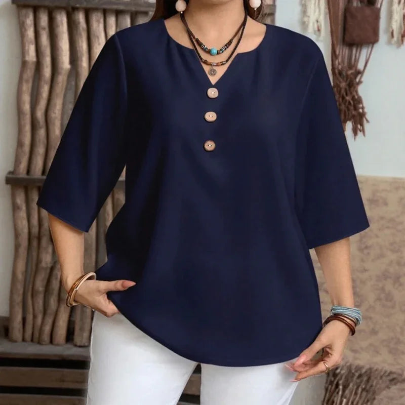 Celyra™ Blouse with Relaxed Fit and Natural Comfort