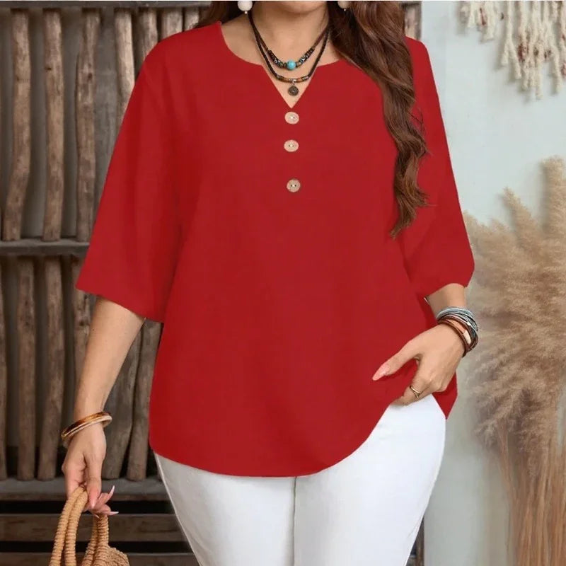 Celyra™ Blouse with Relaxed Fit and Natural Comfort