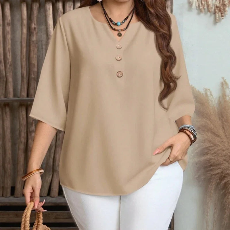 Celyra™ Blouse with Relaxed Fit and Natural Comfort
