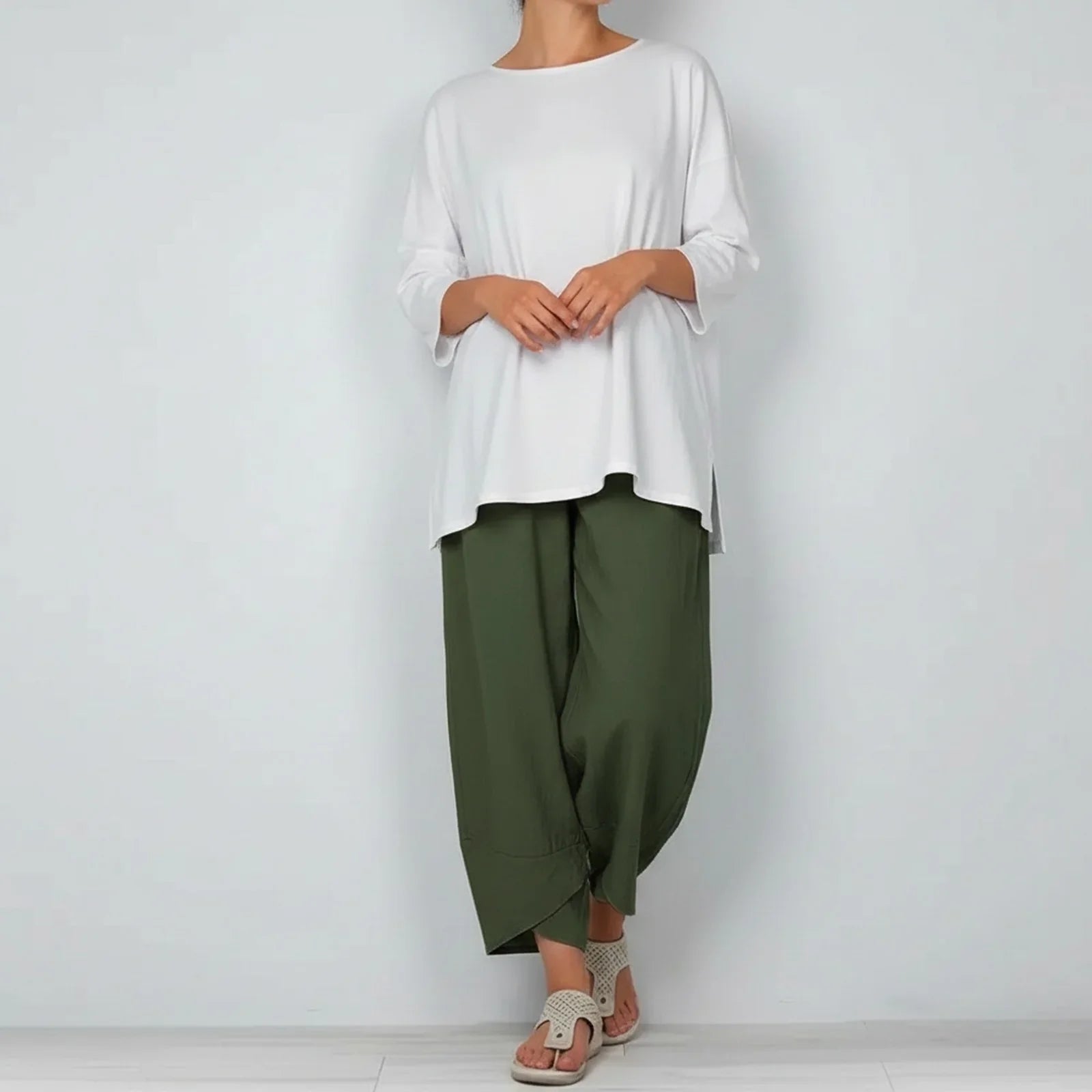 Mireva™ Cotton Linen Pants with Lightweight Flowing Fit