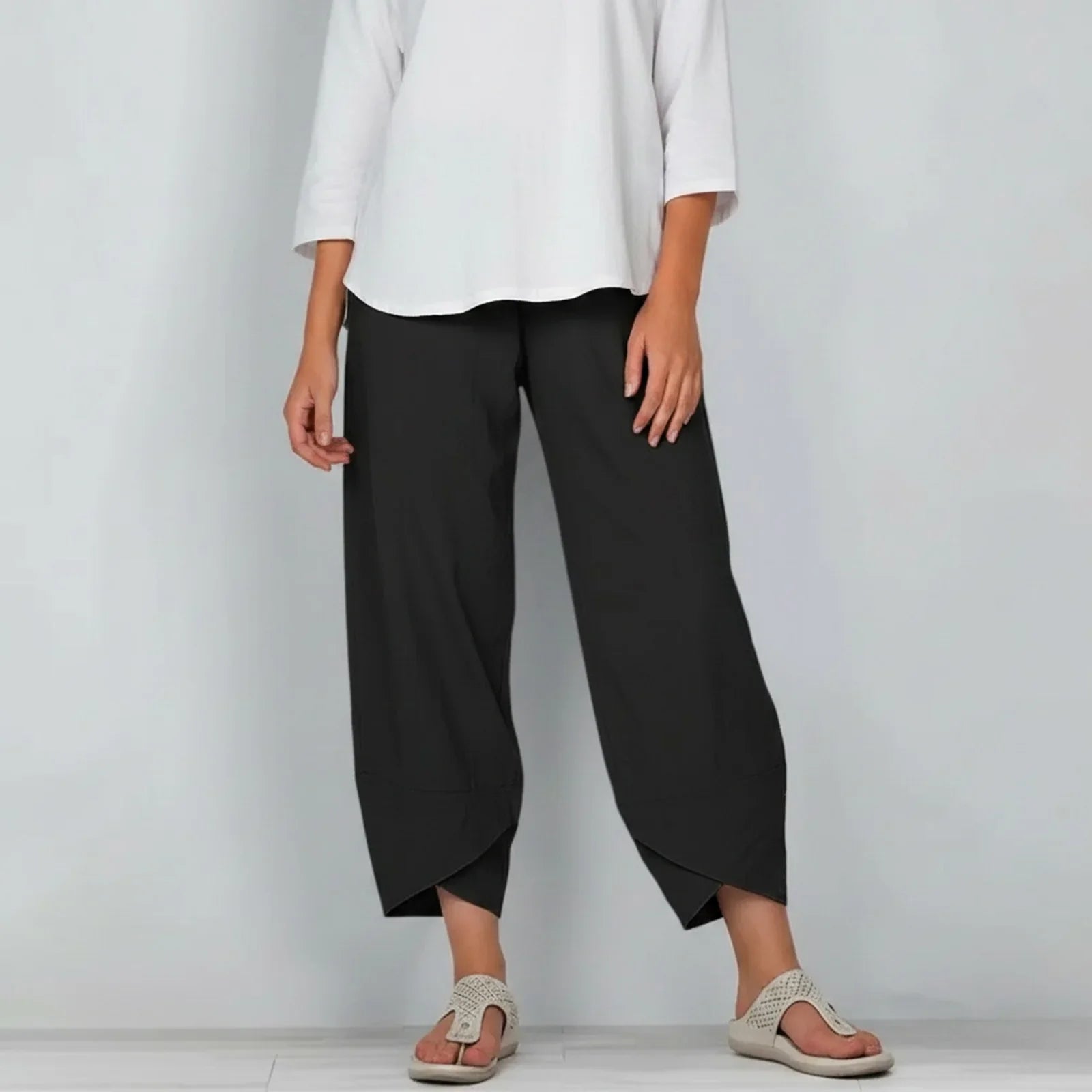 Mireva™ Cotton Linen Pants with Lightweight Flowing Fit