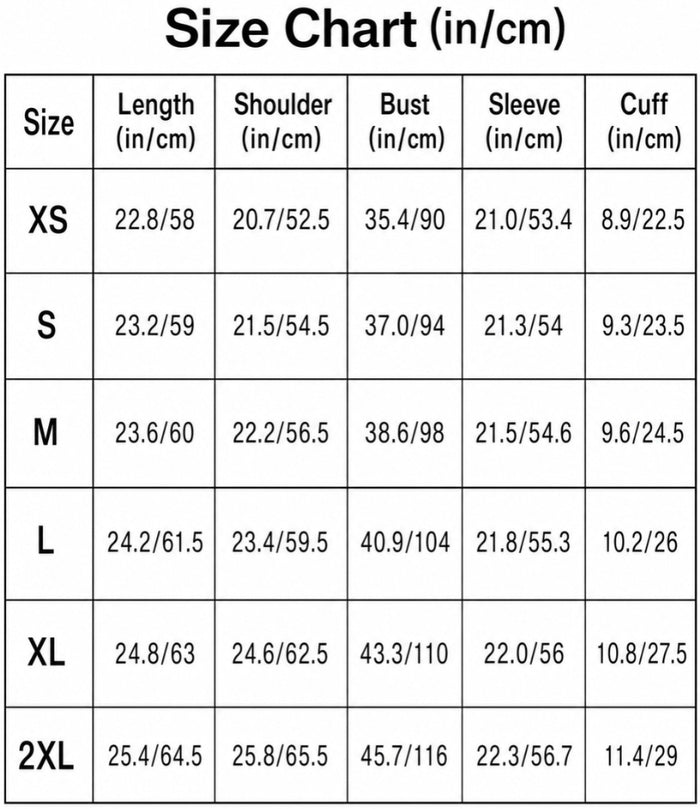Size Guide
