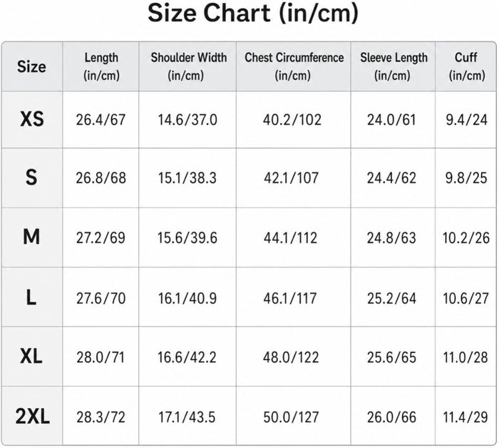 Size Guide