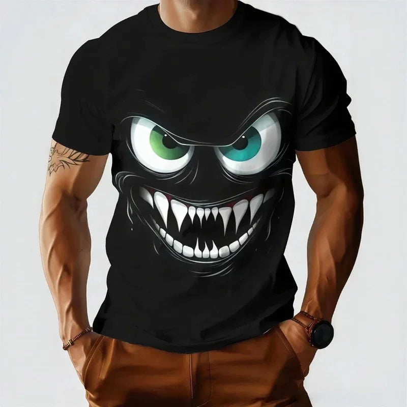 Drakos™ Oversized Gamer Tee with Viral Graphic Print