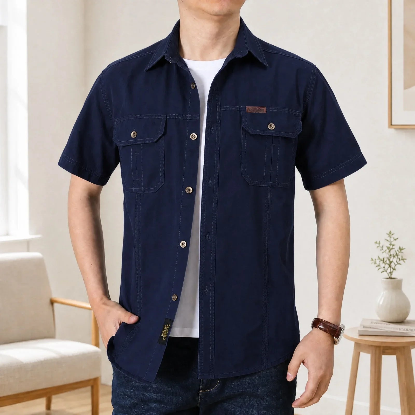 Adventure™ Cotton Shirt with Utility Pockets