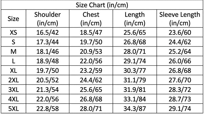 Size Guide