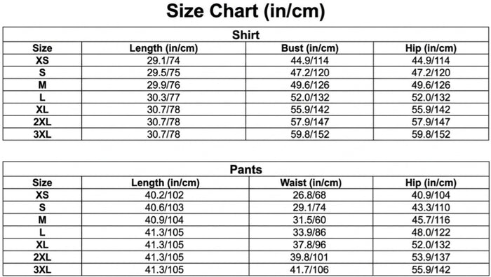 Size Guide