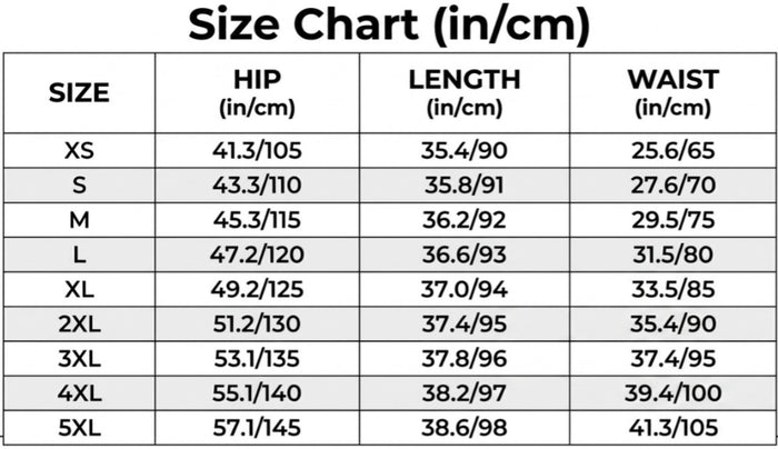 Size Guide