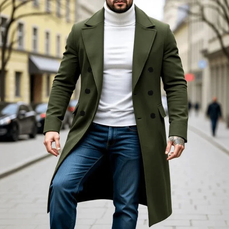Norvik™ Overcoat with Classic Style and European Elegance