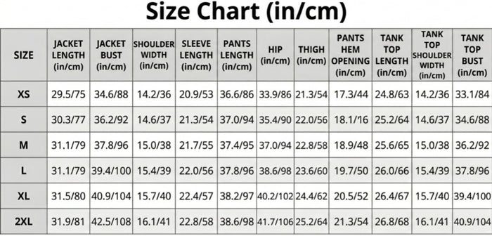 Size Guide