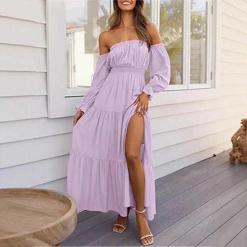 Ravienna™ Off-Shoulder Dress With Sophisticated Flow